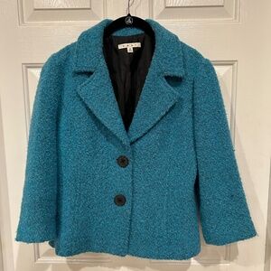 Cabi Teal Women’s 3/4 sleeve jacket